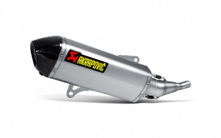 Akrapovic Slip-on Line RVS Einddemper met E-keur Yamaha X-City 250 2007-2016
